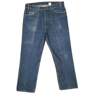 VTG Levi's Mens 505 Orange Tab Regular Fit Straight Leg Denim Jeans Size 38x30